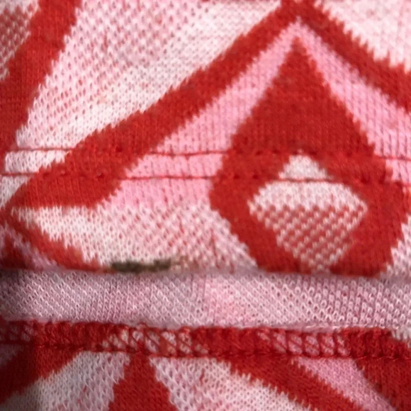 Isle by Melis Kozan Funnel Neck Short sleeve Geometric Womens XLarge Top - Picture 7 of 7